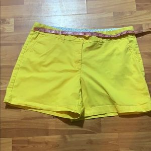 Crown ivy yellow size 12 shorts casual dress